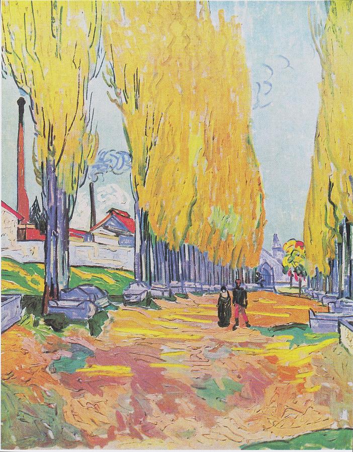 Les Alyscamps Painting By Vincent Van Gogh Fine Art America
