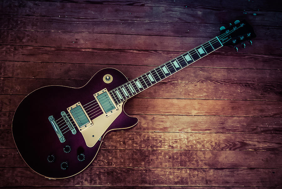 Les Paul Guitar #1 Photograph by Titoslack