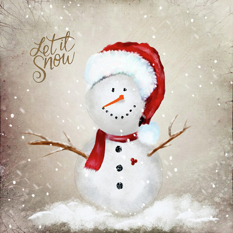 Let it Snow #1 Digital Art by Mary Timman