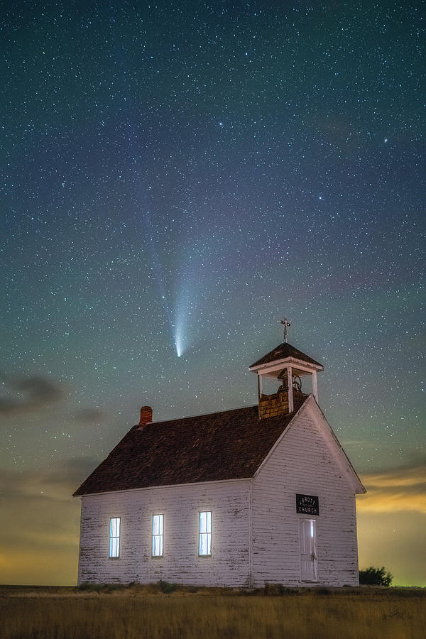 Comet Photograph - Let Your Light Shine #1 by Darren White