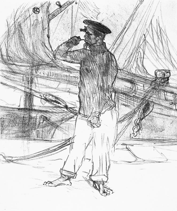 L'hareng saur Drawing by Henri de Toulouse Lautrec - Fine Art America
