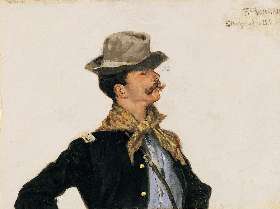 Frederic Remington Painting - Lieutenant Powhatan H Clarke Tenth Cavalry  #1 by Frederic Remington