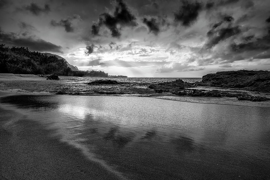 Light Shining on the Beach II #1 Photograph by Jon Glaser