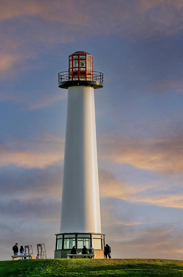 Lighthouse At Dusk Photograph