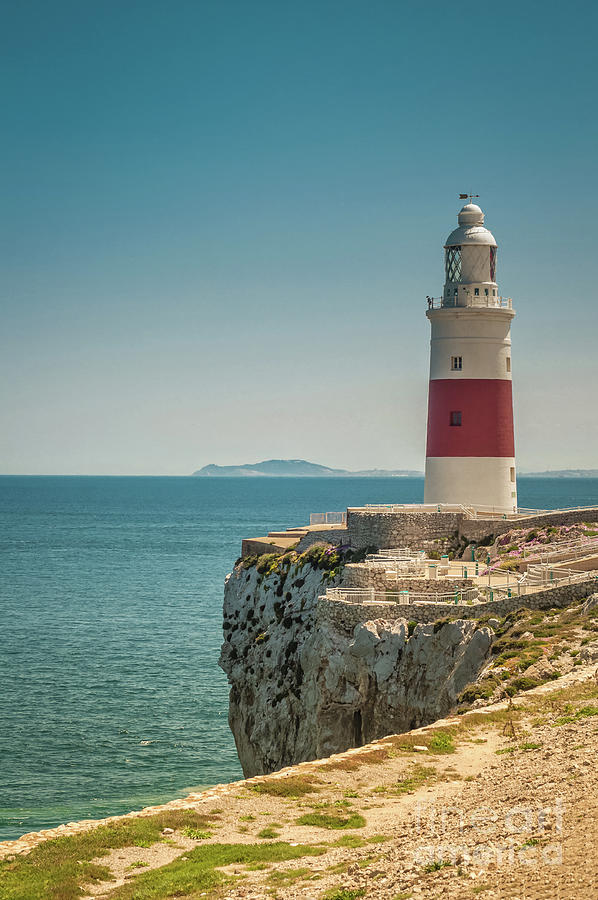 Lighthouse In Gibraltar Photograph By Beautiful Things - Fine Art America