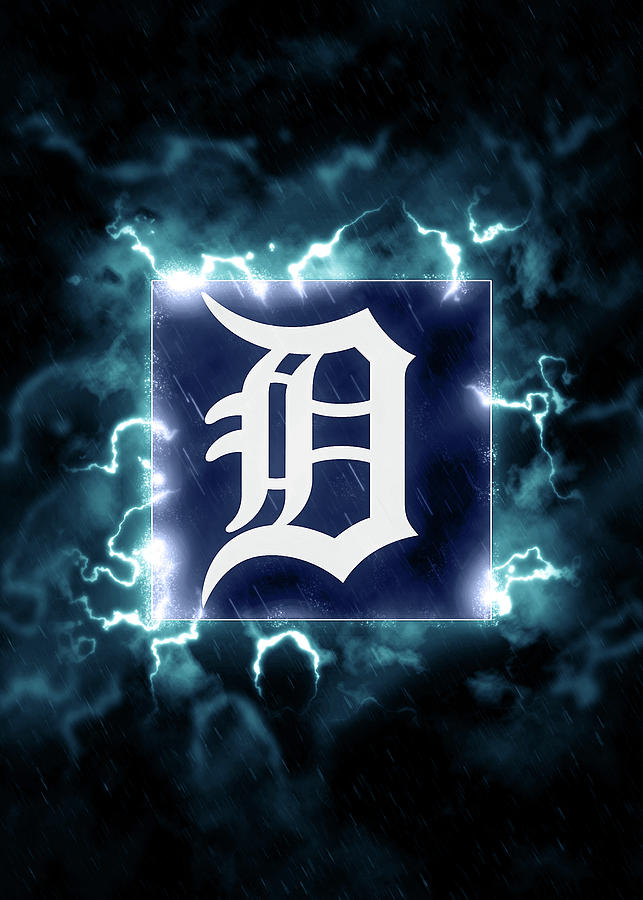 Baseball Art Detroit Tigers by Leith Huber