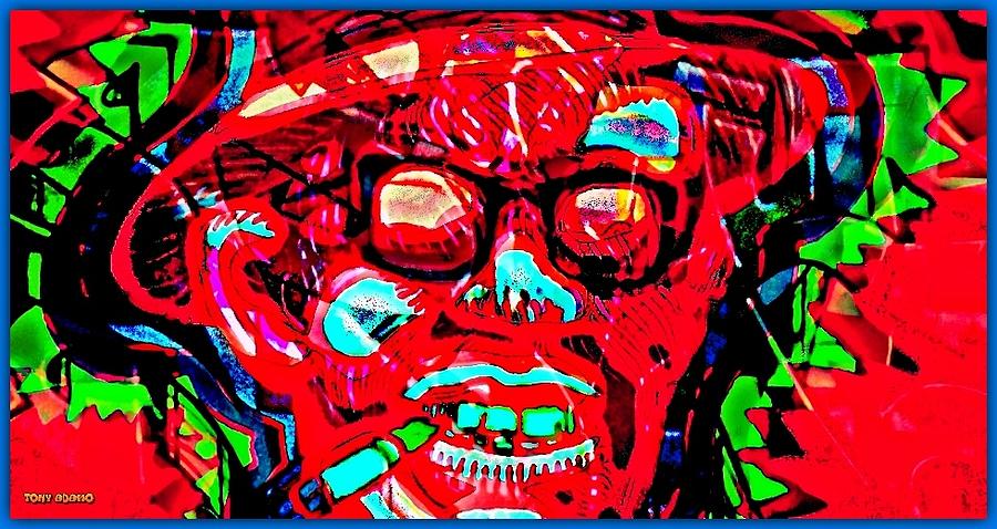 Lightnin' Hopkins #1 Digital Art by Tony Adamo - Pixels