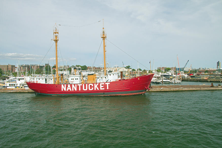 Lightship Nantucket #1 Photograph by Nautical Chartworks