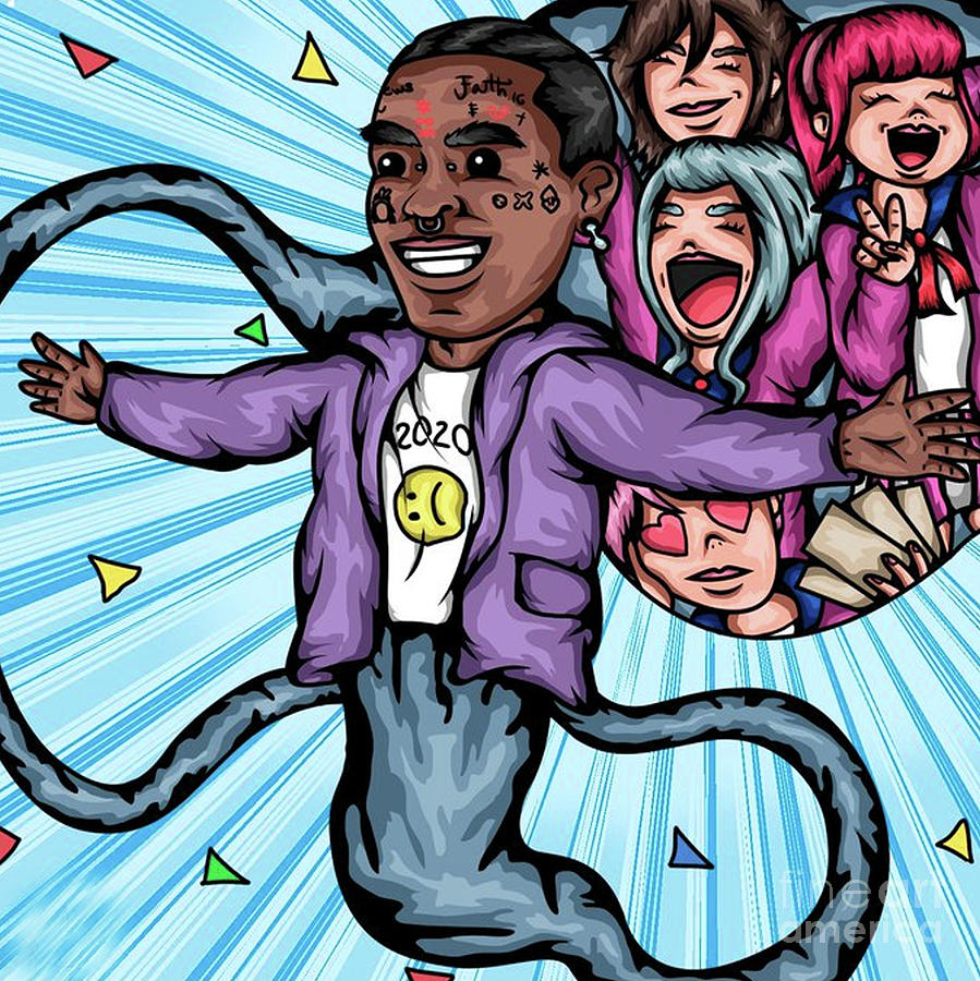 Lil Uzi Vert Vs The World Digital Art By Stephen Rcoyle