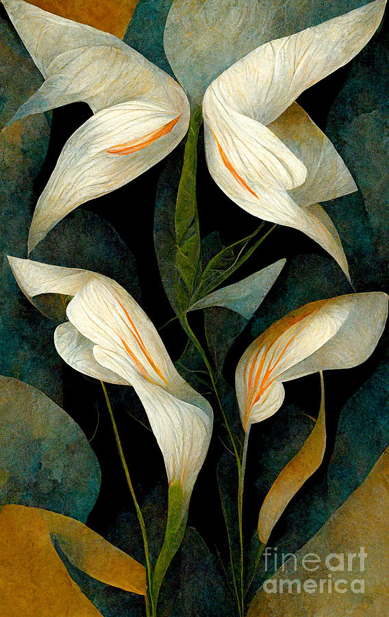 Lilies Digital Art