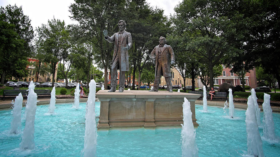 Lincoln and Douglas #1 Photograph by George Taylor