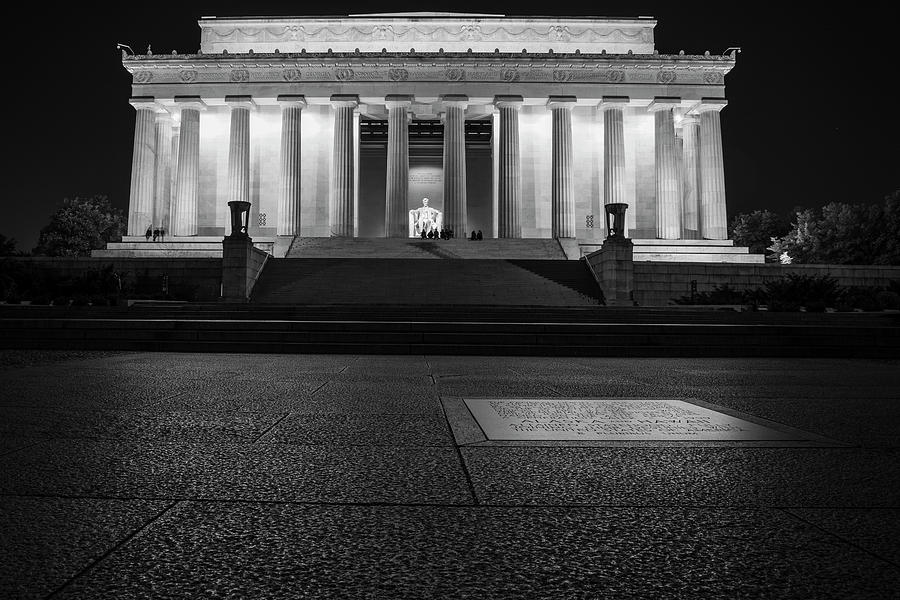 Lincoln Memorial in D.C.  #1 Photograph by John McGraw