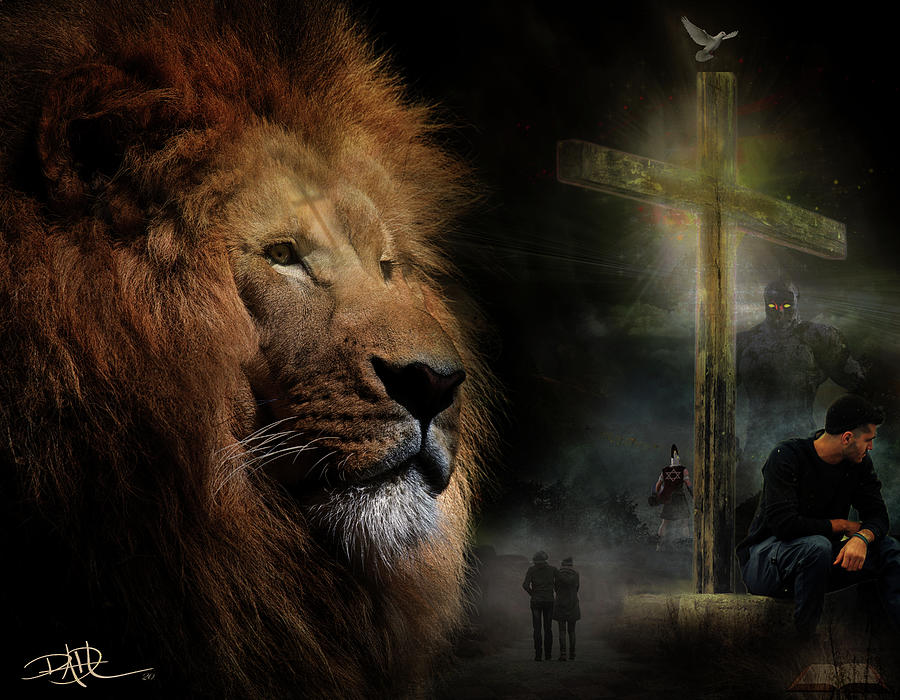 Lion Of Judah  #1 Digital Art by Ricardo Dominguez