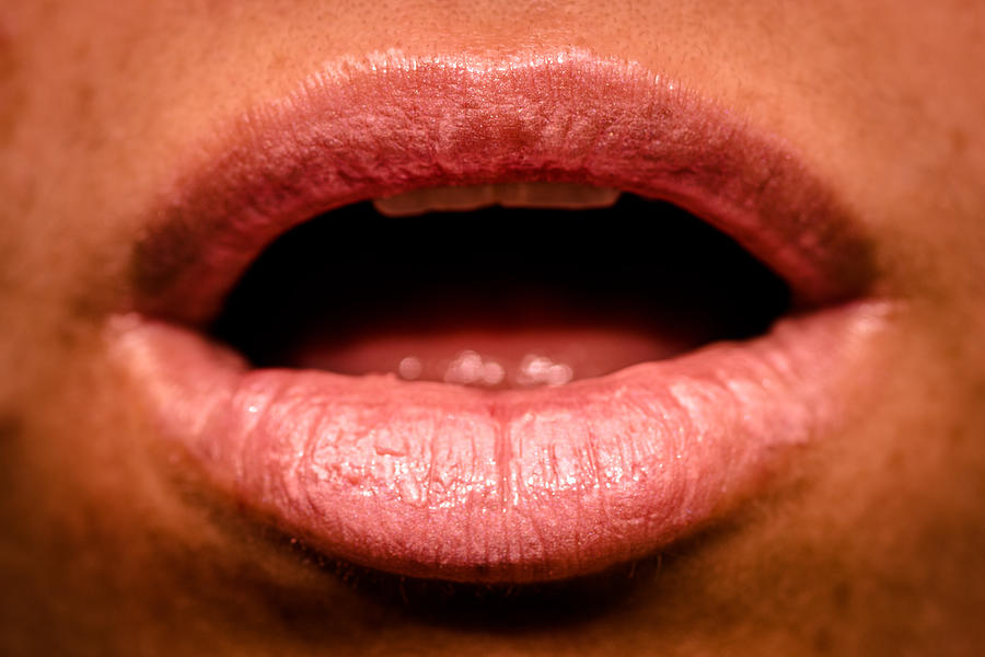 Lips Close-up #1 Photograph by Andres Ruffo