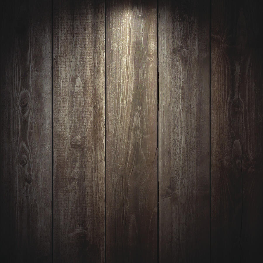 Lit Wooden Background #1 Drawing by Bgblue