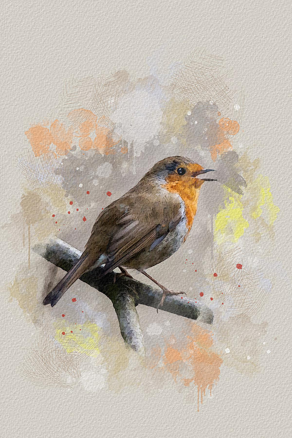 Little Birdie #1 Digital Art by Mary Timman
