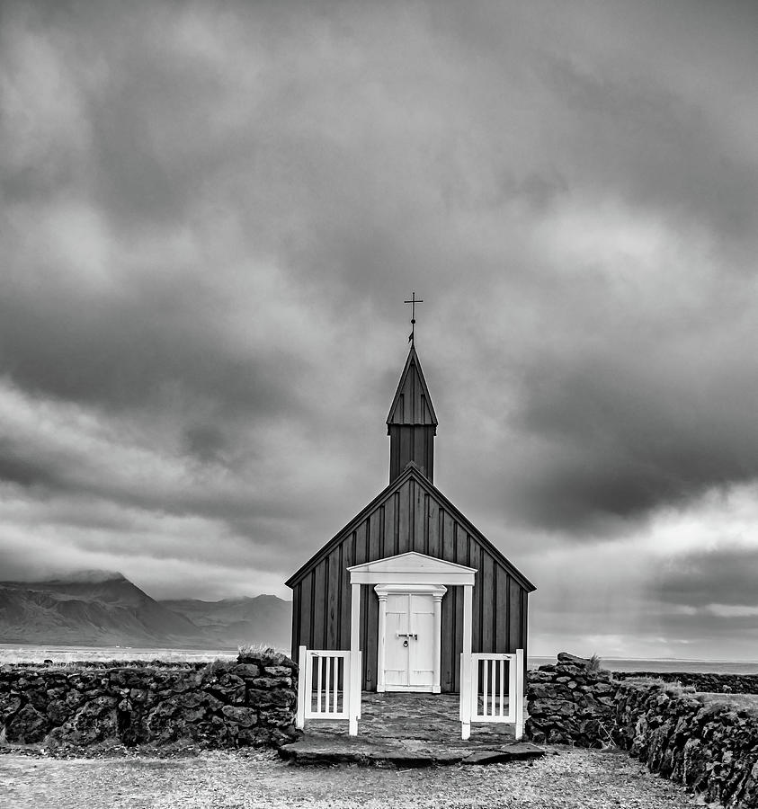 Little Black Church #1 Photograph by Roni Chastain