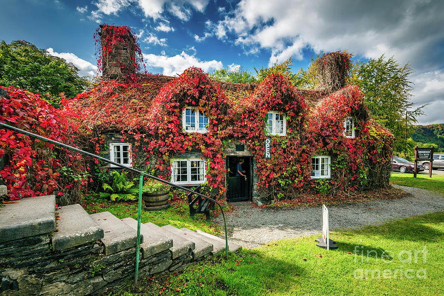 Architecture Photograph - Llanrwst Cottage Wales #1 by Adrian Evans