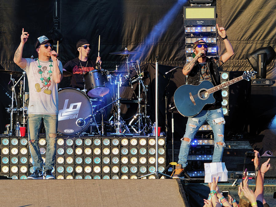 LoCash in Concert #2 Photograph by Ron Dubin