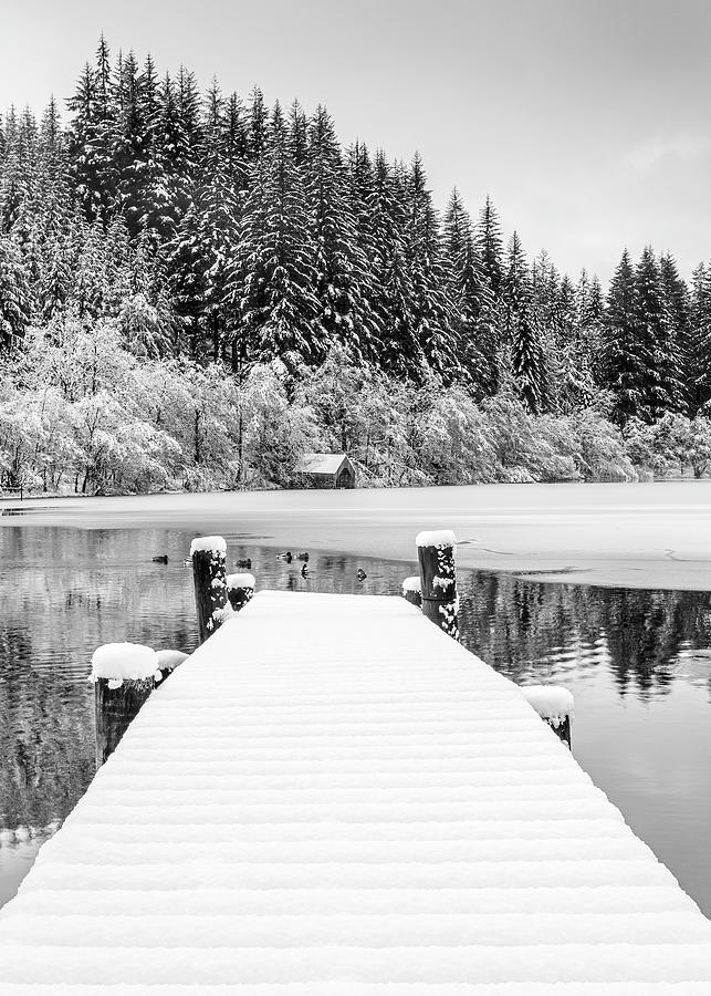 Loch Ard Winter Scene #4 Photograph by Grant Glendinning