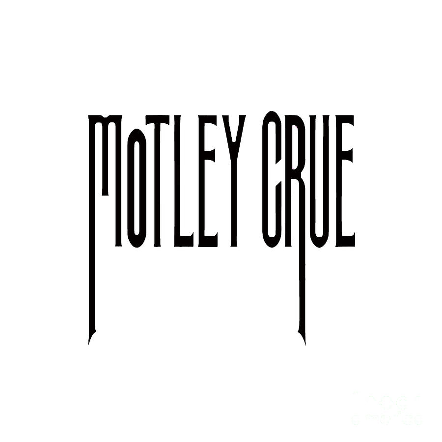 Logo Motley crue band Digital Art by Motley crue band