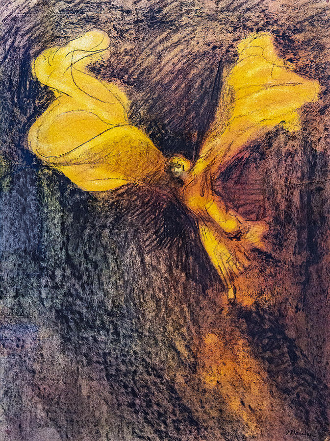 Loie Fuller orange dress Painting by Charles Maurin Fine Art America