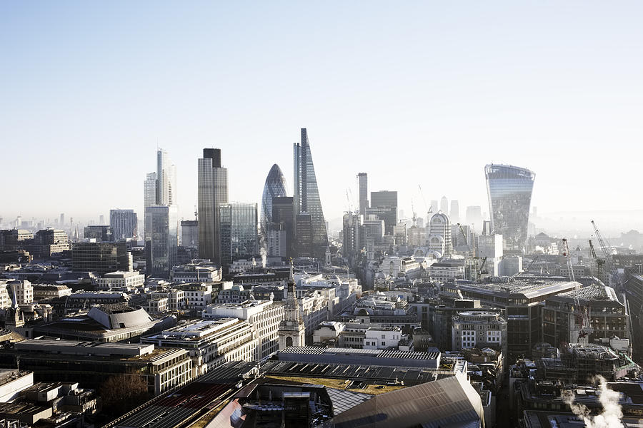 London city skyline #1 Photograph by Gary Yeowell