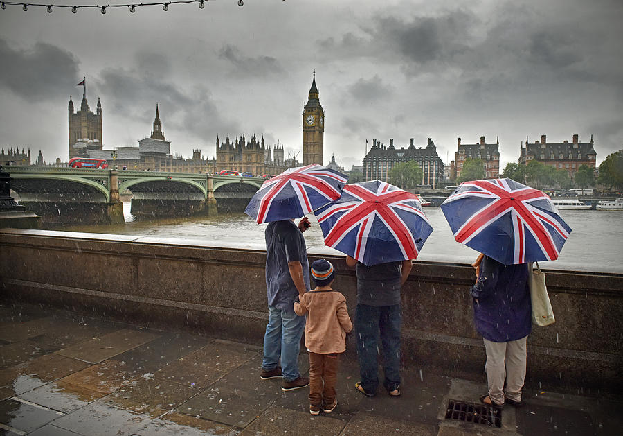 London Rain #1 Photograph by Oversnap