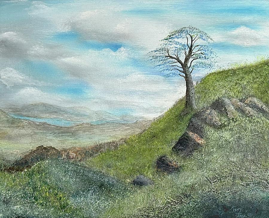 Lone Tree #1 Painting by Tony Rodriguez