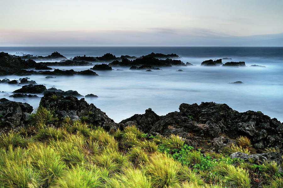 Coast Photograph - Lonely beach of the Azores island Corvo by Ralf Lehmann Coast Photograph - Lonely beach of the Azores island Corvo by Ralf Lehmann