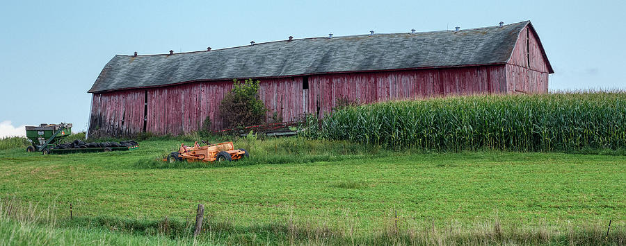 Long Red Barn #1 Photograph by Paul Freidlund