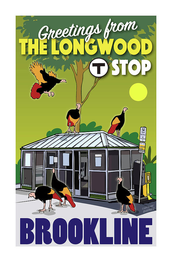 Longwood T Stop #1 Digital Art by Caroline Barnes
