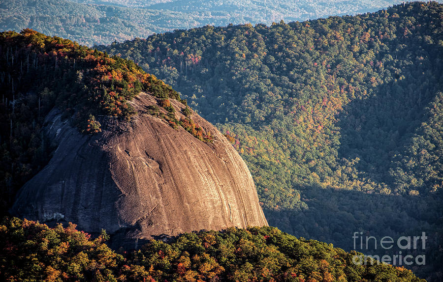 Looking Glass Rock along the Blue Ridge Parkway #1 Photograph by David Oppenheimer