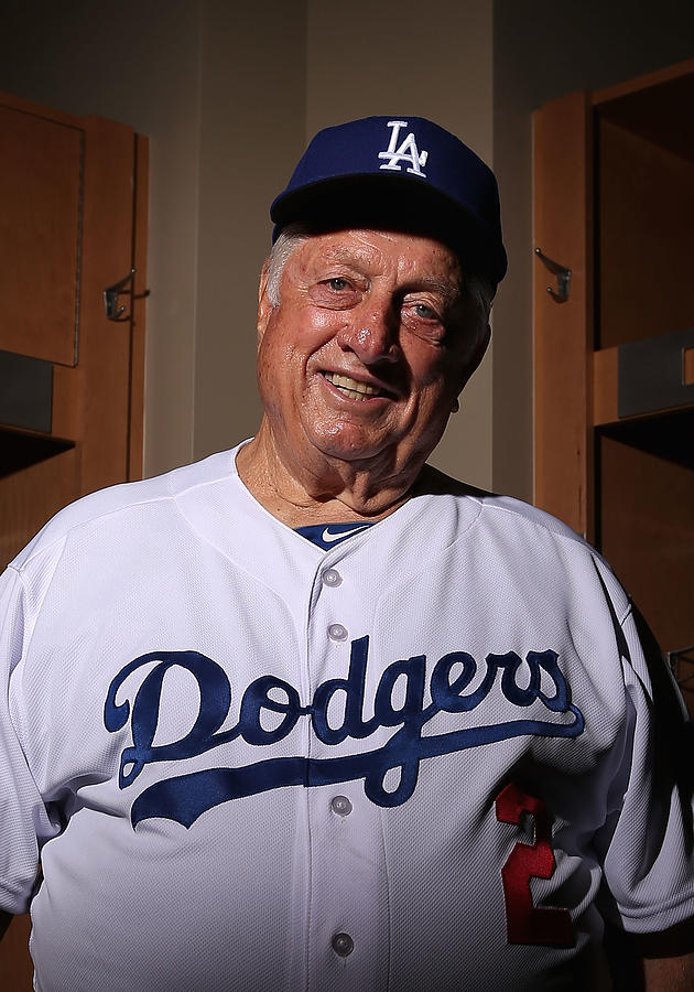 Los Angeles Dodgers Photo Day #1 Photograph by Christian Petersen