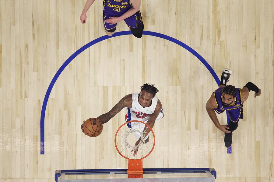 Los Angeles Lakers v Detroit Pistons #1 Photograph by Brian Sevald Los Angeles Lakers v Detroit Pistons #1 Photograph by Brian Sevald