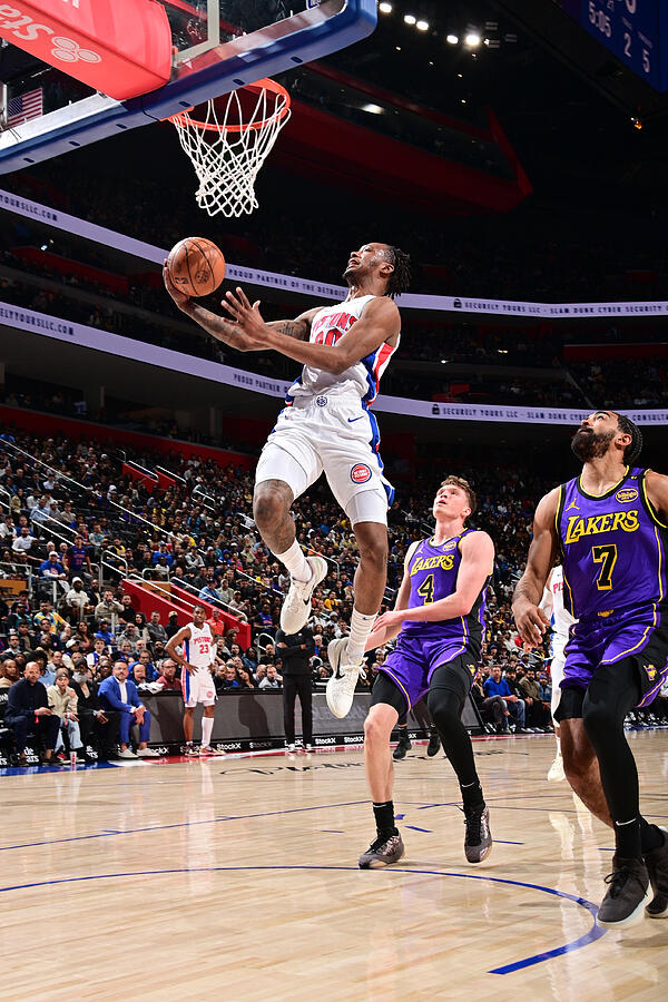 Los Angeles Lakers v Detroit Pistons #1 Photograph by Chris Schwegler Los Angeles Lakers v Detroit Pistons #1 Photograph by Chris Schwegler