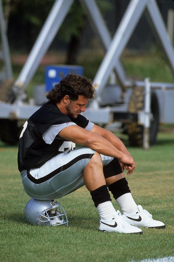 Los Angeles Raiders Training Camp #1 Photograph by George Rose