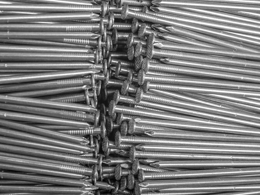 Lots Of Nails #1 Photograph by Prill