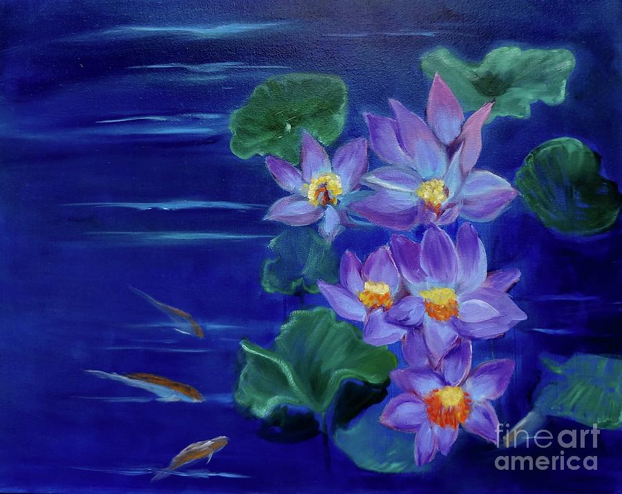 Lotus #2 Painting by Jenny Lee