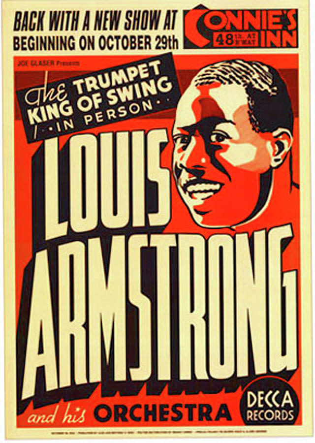 Louis Armstrong Vintage Poster T-shirt