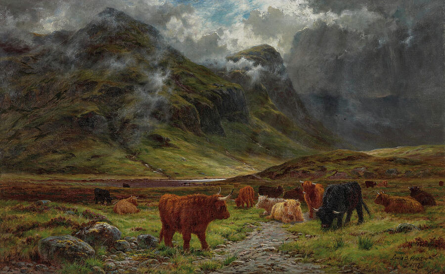 Glencoe Painting - Louis Bosworth Hurt #1 by MotionAge Designs