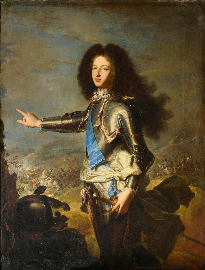 Louis de France Duke of Burgundy Painting by Hyacinthe Rigaud - Fine ...