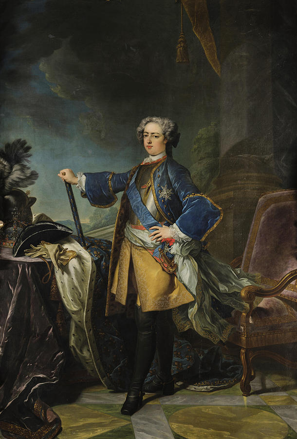 Louis XV Painting by Jean Baptiste van Loo - Fine Art America