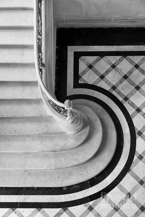 Louvre Staircase Photograph