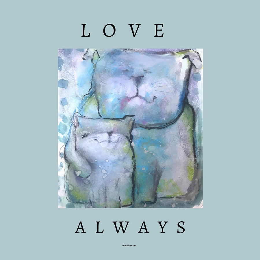Love Always #1 Mixed Media by Eleatta Diver