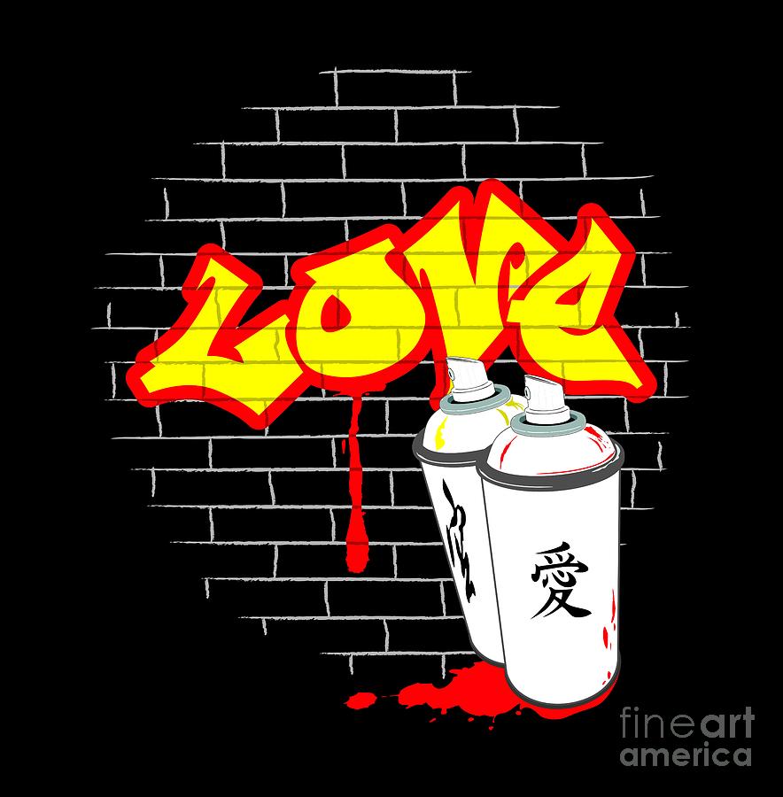 how to draw graffiti love