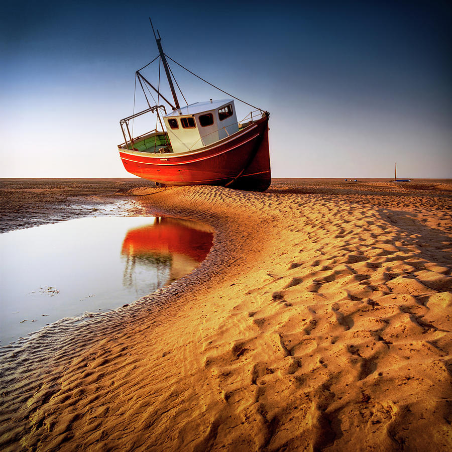 Beach Photograph - Low Tide #1 by Peter OReilly