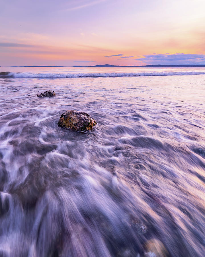 Low Tide and Sunset Photograph by Tim Reagan - Fine Art America