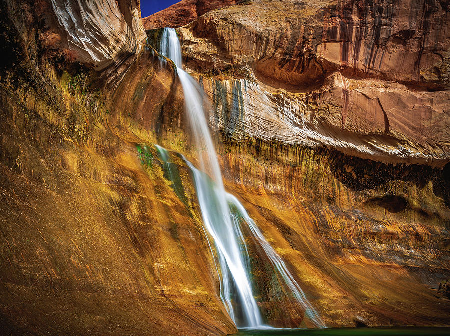 Lower Calf Creek Falls, Utah #1 Photograph by Abbie Matthews