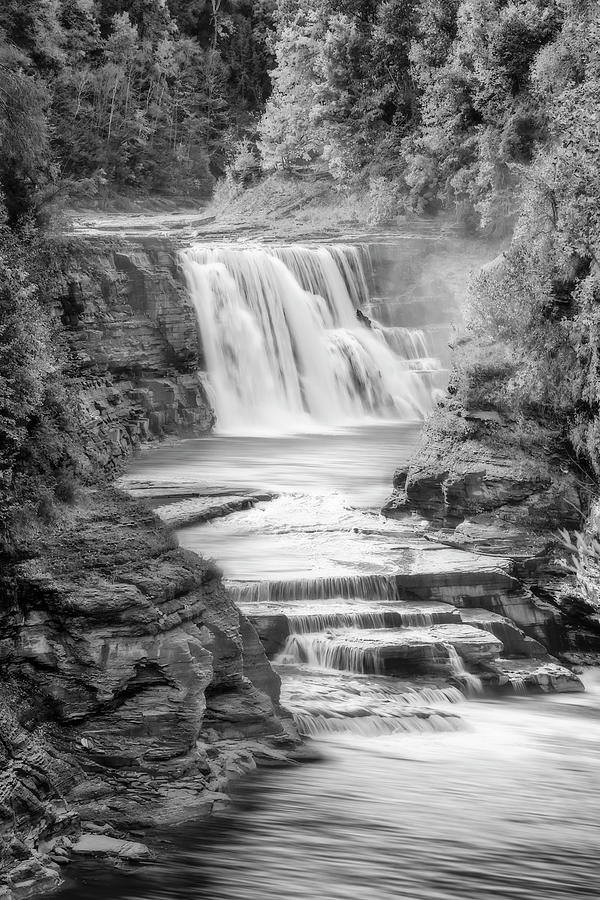 Lower Falls Letchworth State Park #1 Photograph by Susan Candelario